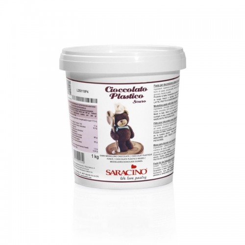 Saracino Modellierschokolade dunkel - 1 kg