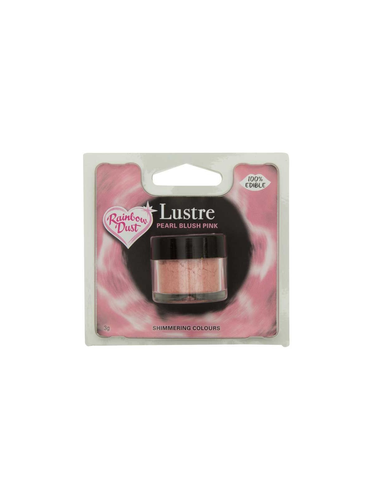 RD Edible Lustre - Pearl Lustre Dust - Pearl Blush Pink - pink 2-4g