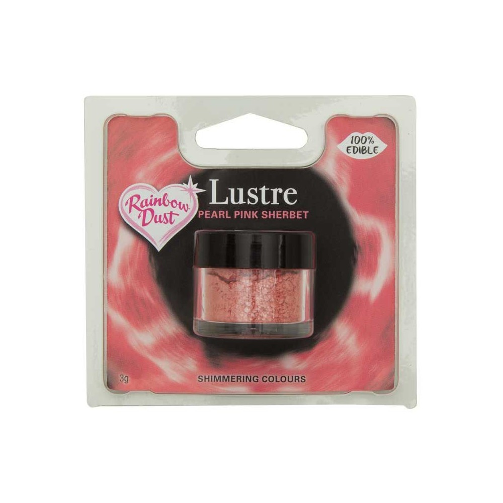 RD Edible Lustre - Dusty iridescent - Pearl Pink Sherbet - pink 2-4g