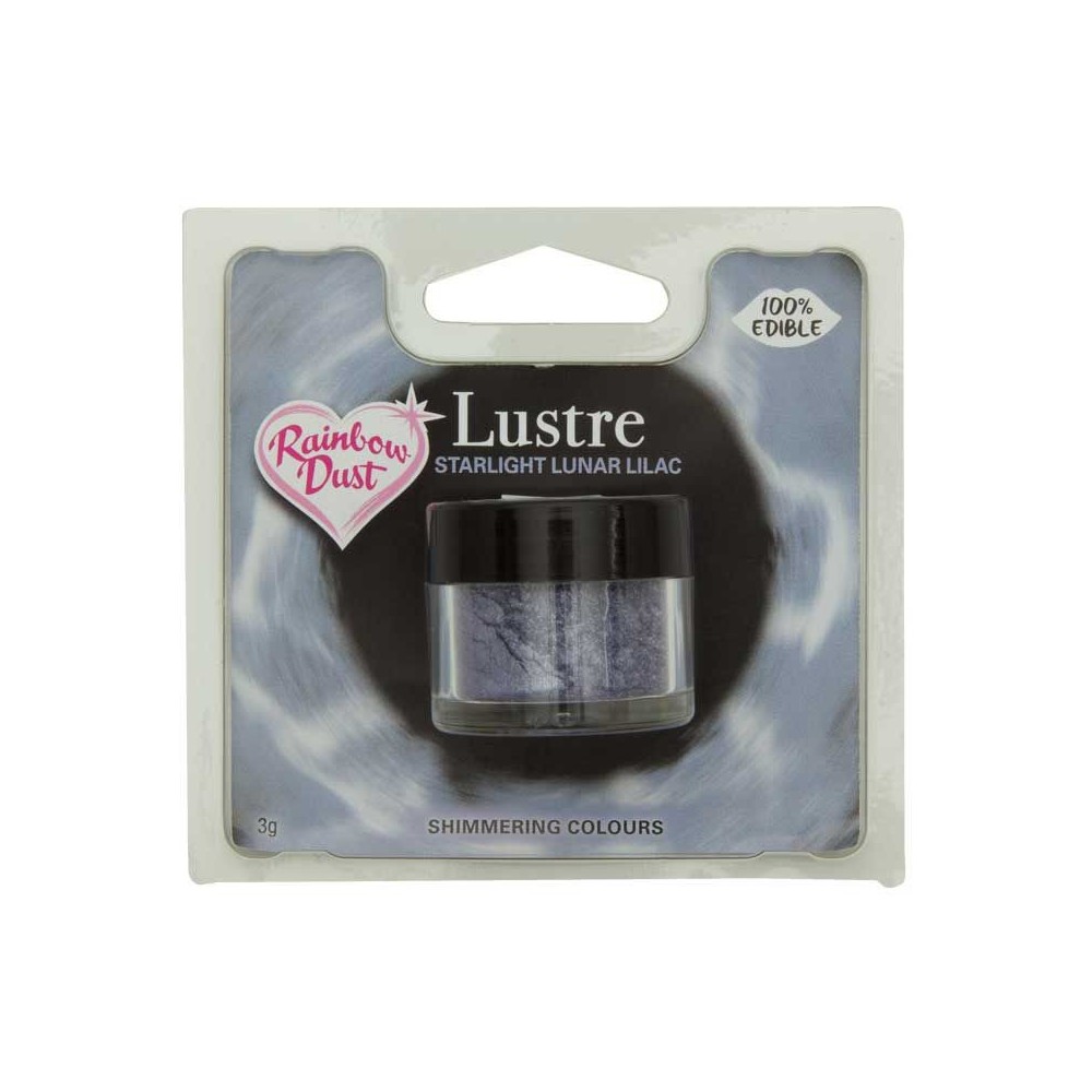 Puderfarbe Rainbow dust - RD Edible Silk -Starlight Lunar Lilac   2-4g
