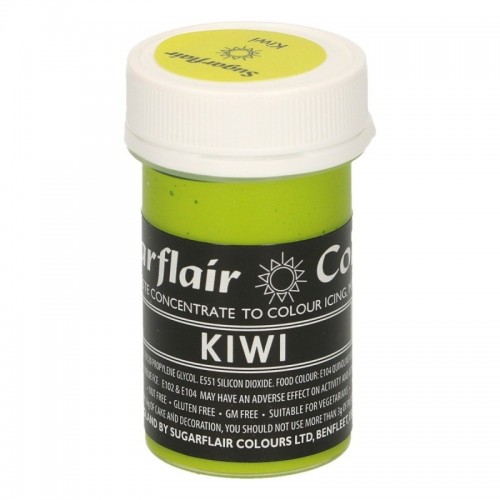 Sugarflair paste colour - gel colour - Kiwi 25g