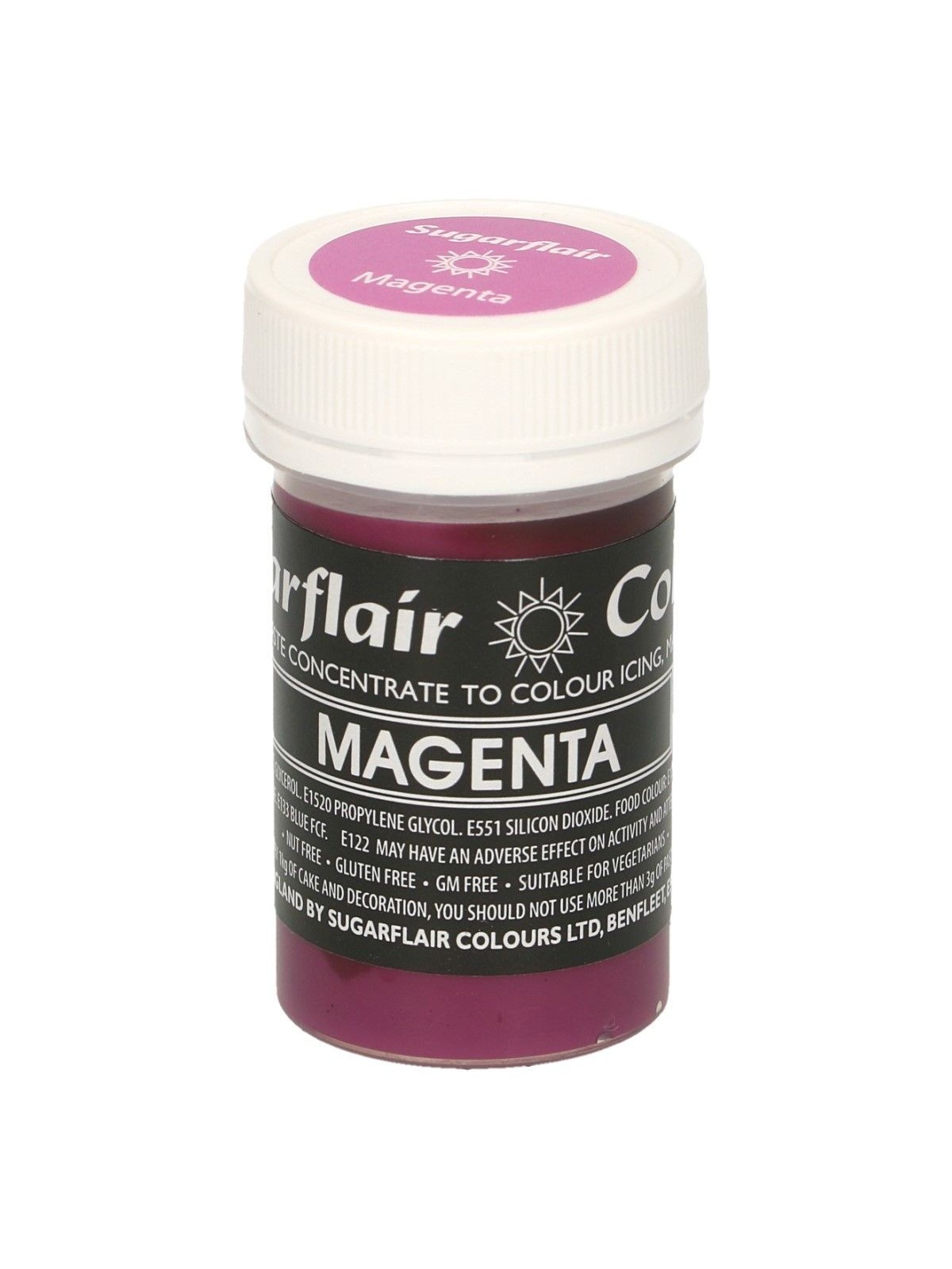 Sugarflair paste colour - Gelfarbe - Magenta 25g