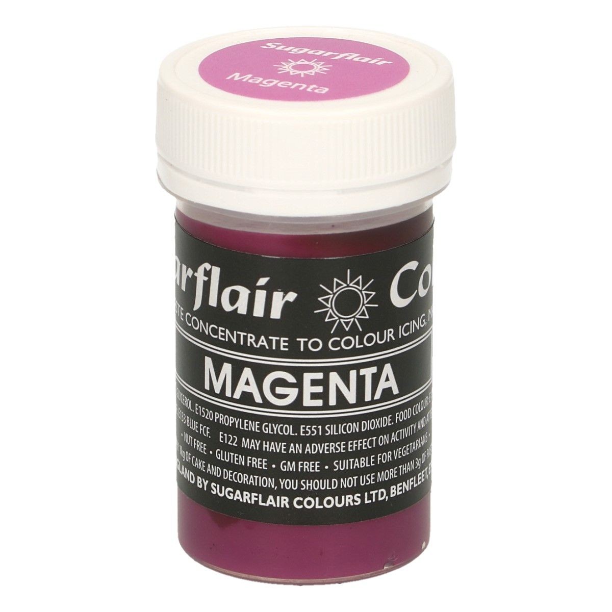 Sugarflair paste colour - gelová barva - Magenta 25g