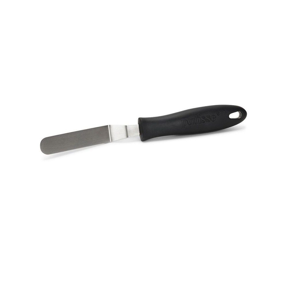 Patisse angled spatula stainless steel - icing spatula - curved palette 11cm