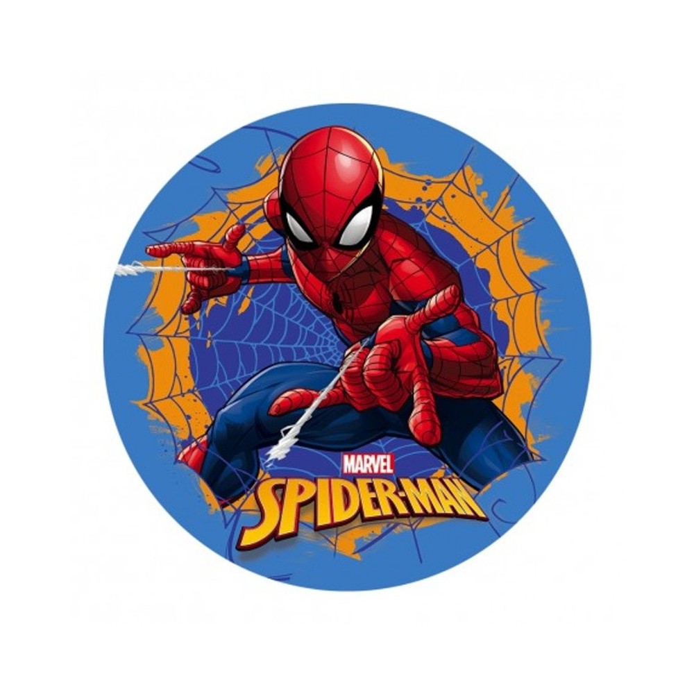 Dekora - Jedlý papír kulatý - Spider-man / bez cukru