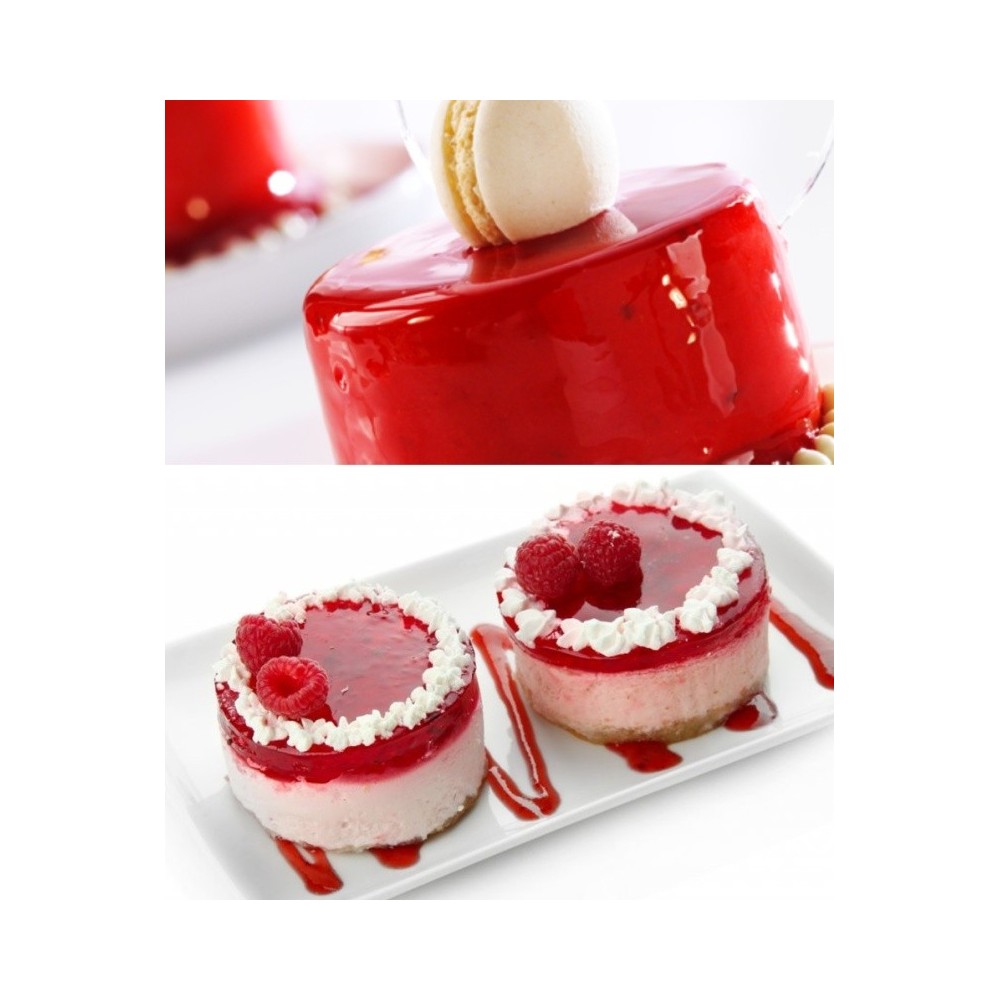 MIROIR Palette - mirror glaze with high gloss - raspberry - 250g