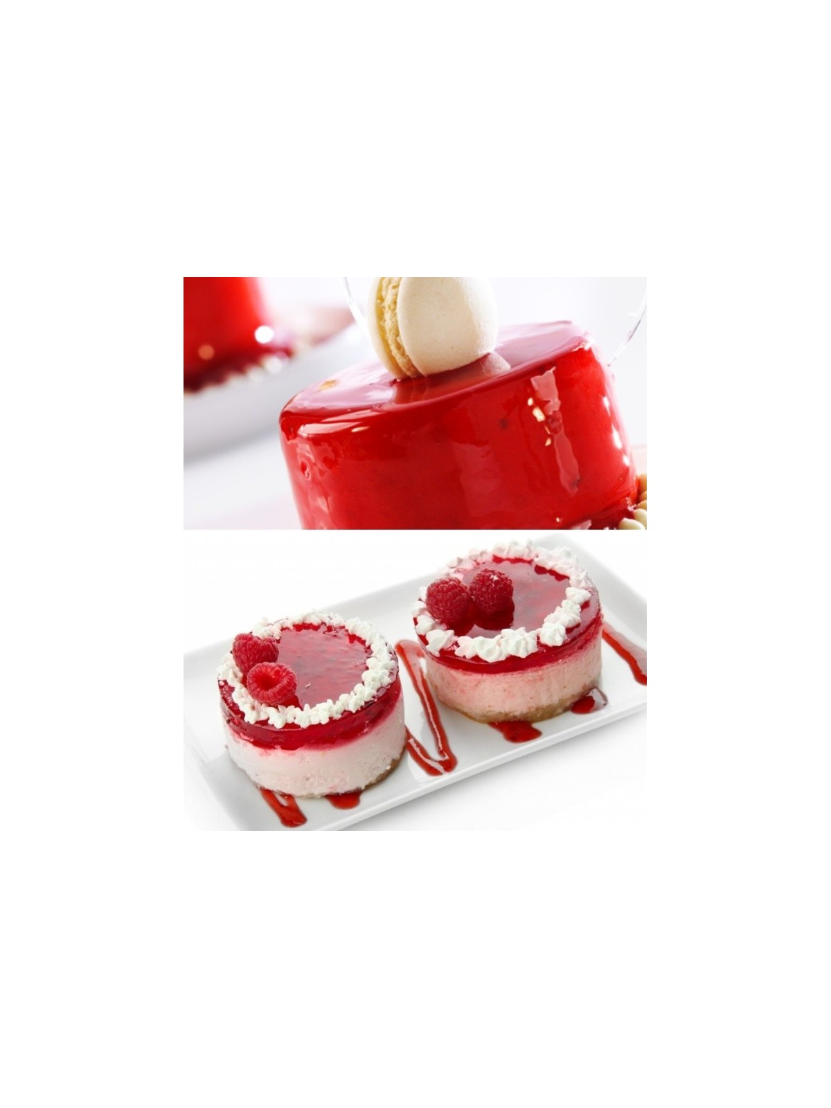 MIROIR Palette - mirror glaze with high gloss - raspberry - 250g