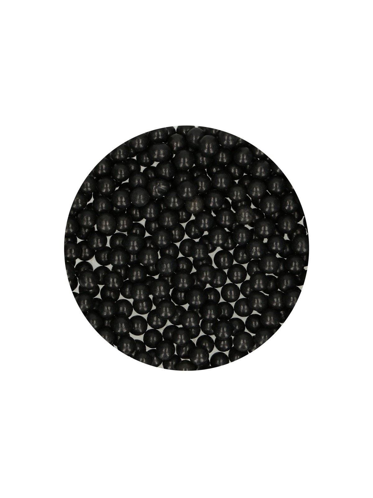 FunCakes sugar pearls 7mm - shiny black - 100g