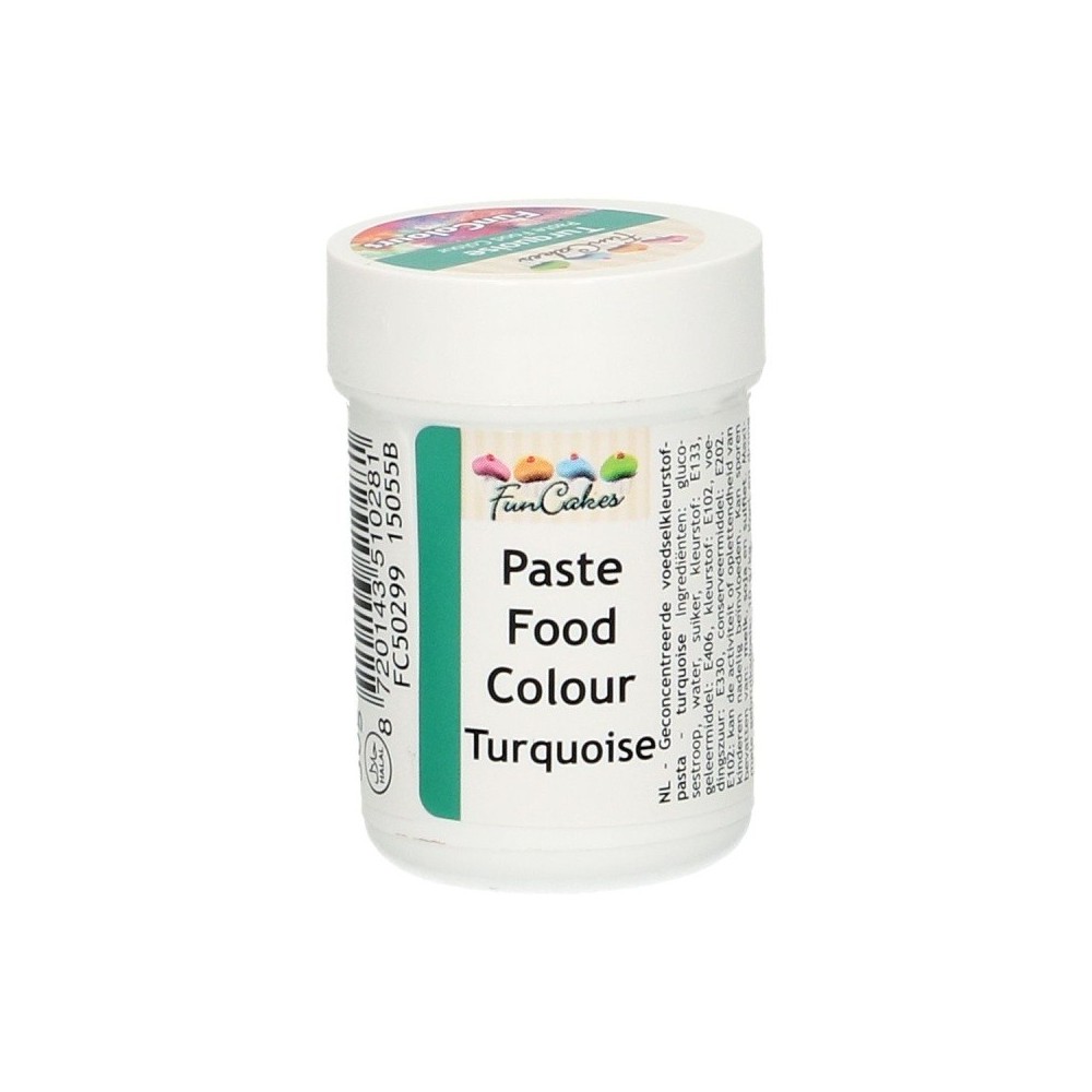 FunColours turquoise - gel color - turquoise - jar - 30g