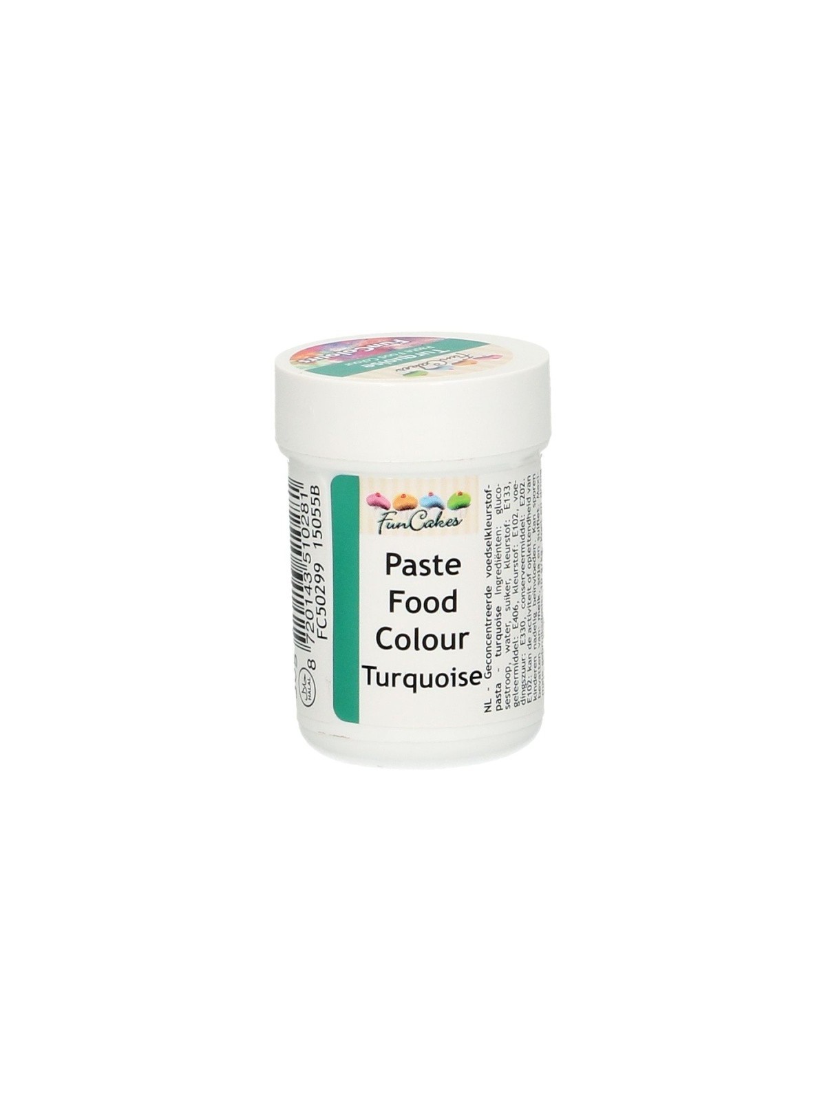 FunColours turquoise - gel color - turquoise - jar - 30g