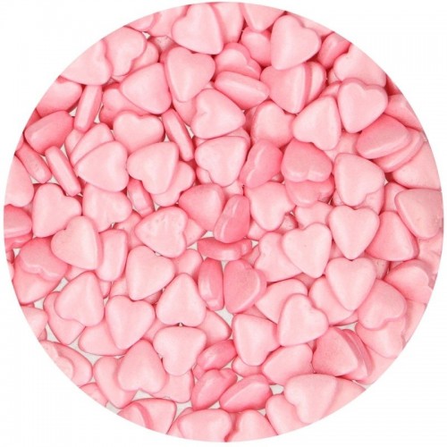 FunCakes Cukrové srdiečka - pink - 80g