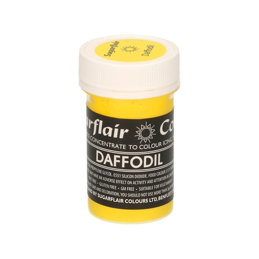 Sugarflair paste colour Pastel - gelová barva - Daffodil 25g