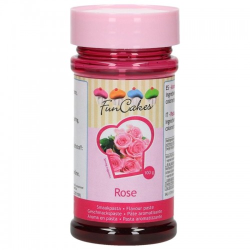 Pasta aromatyczna FunCakes - Rose - róża - 100g