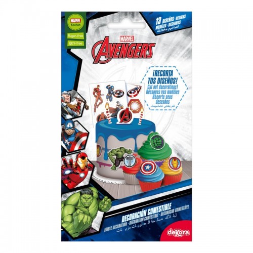 Dekory cukrovej pláty - Avengers  - 13 obrázkov