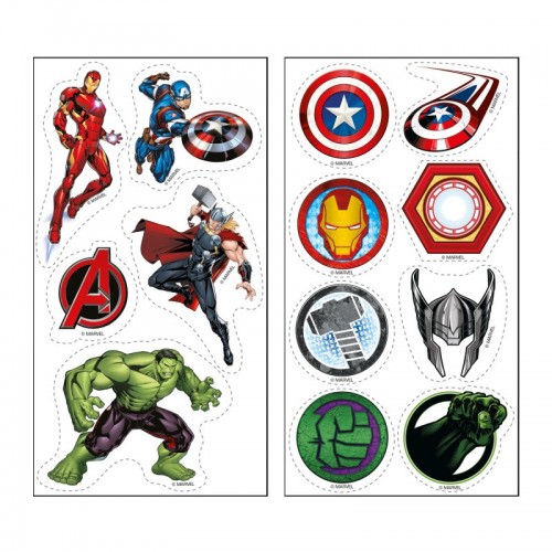 4 Avengers Theme Cake Toppers