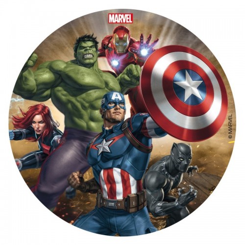Dekora - sugar edible disc - Avengers   16cm