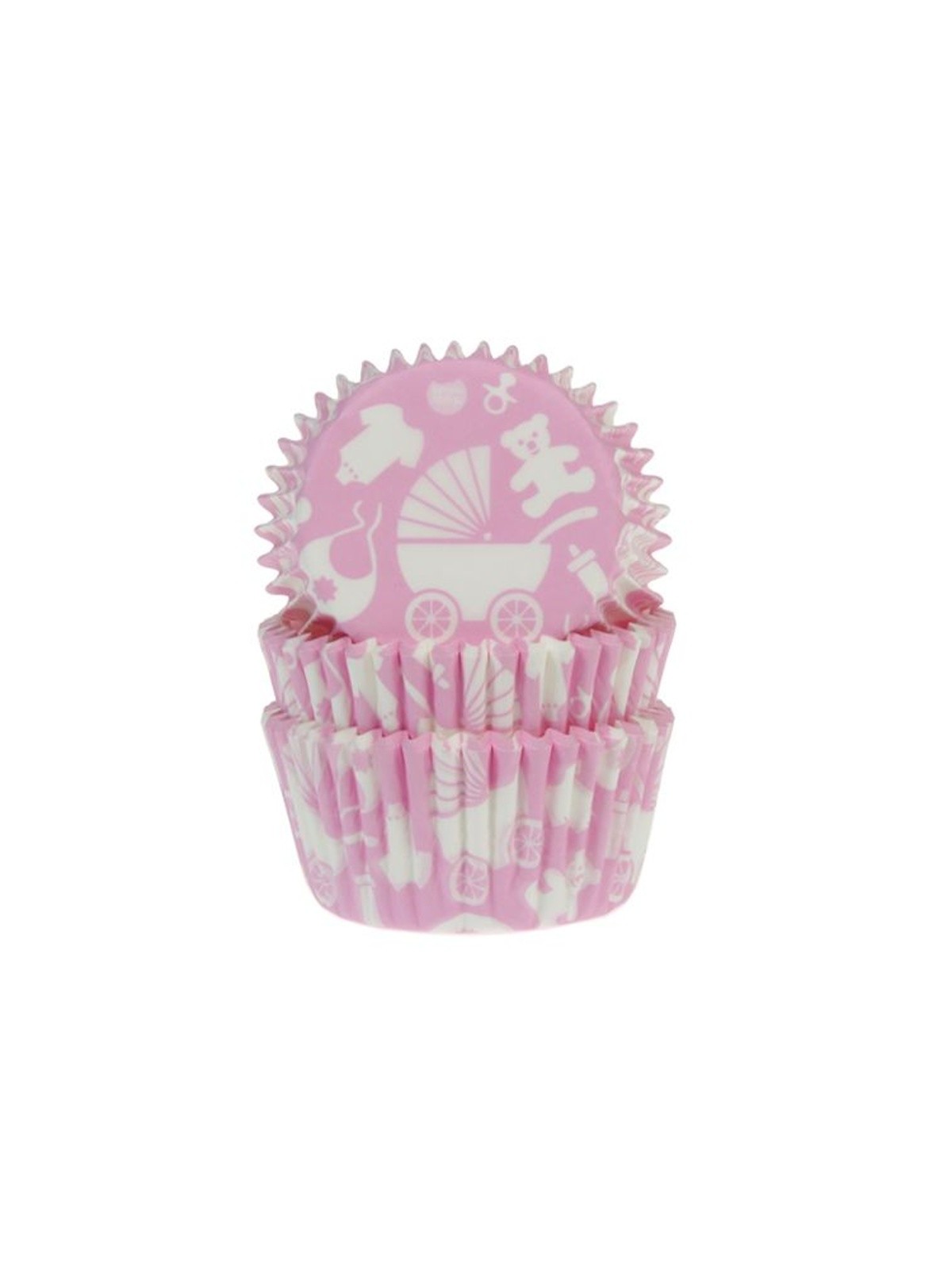 HoM bakery baskets - baby - pink - 50pcs