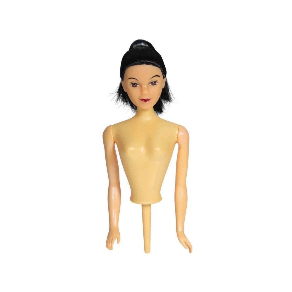 PME doll skewer large - black hair