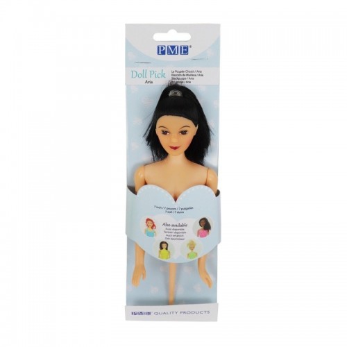 PME Puppenpickel mit schwarzen Haaren