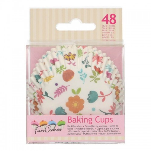 FunCakes Flower Cupcake Cases - Pack of 48