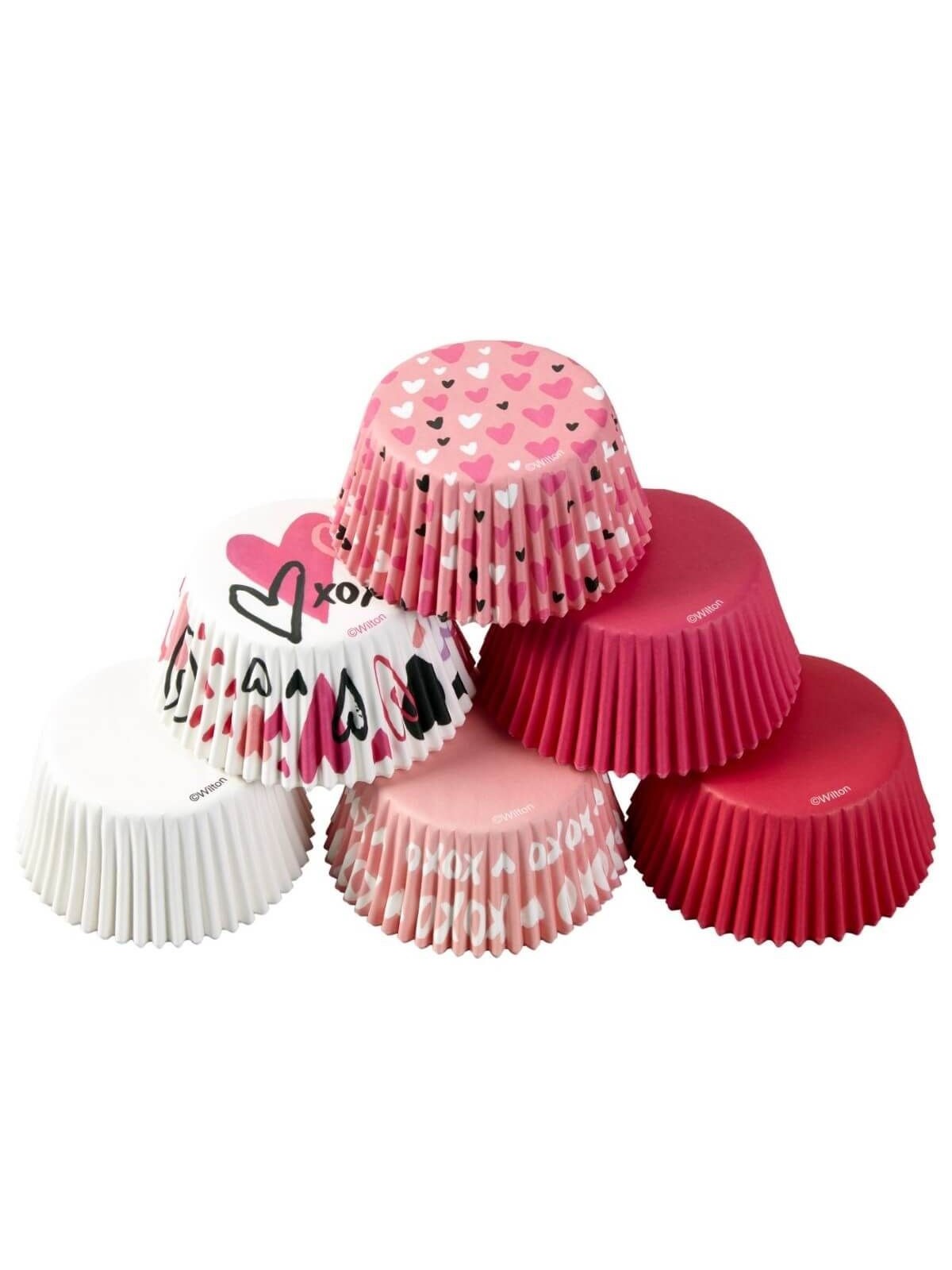 Wilton Baking Cups - Traditional Valentine 150 pcs