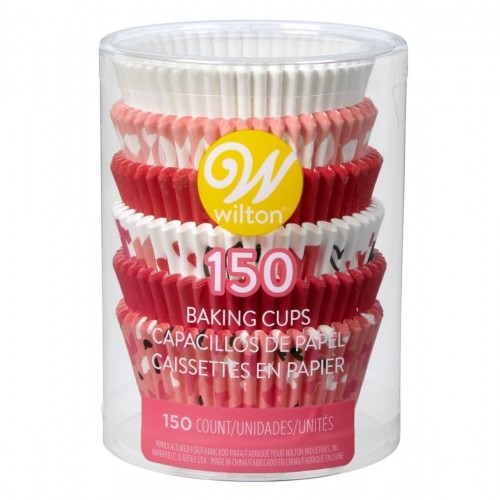 Wilton Baking Cups - Traditional Valentine 150 pcs