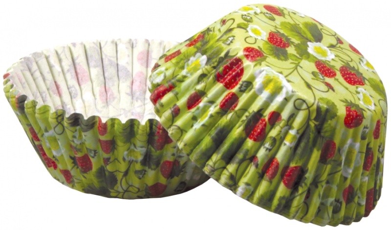Cukrářské košíčky - jahody 50ks