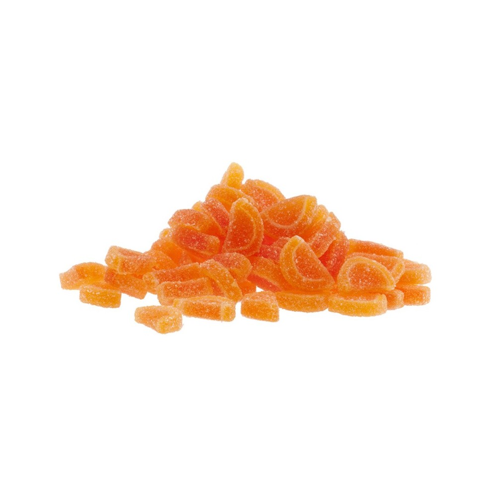 Dekora galaretki - mini plastry - pomarańczowy - 100g