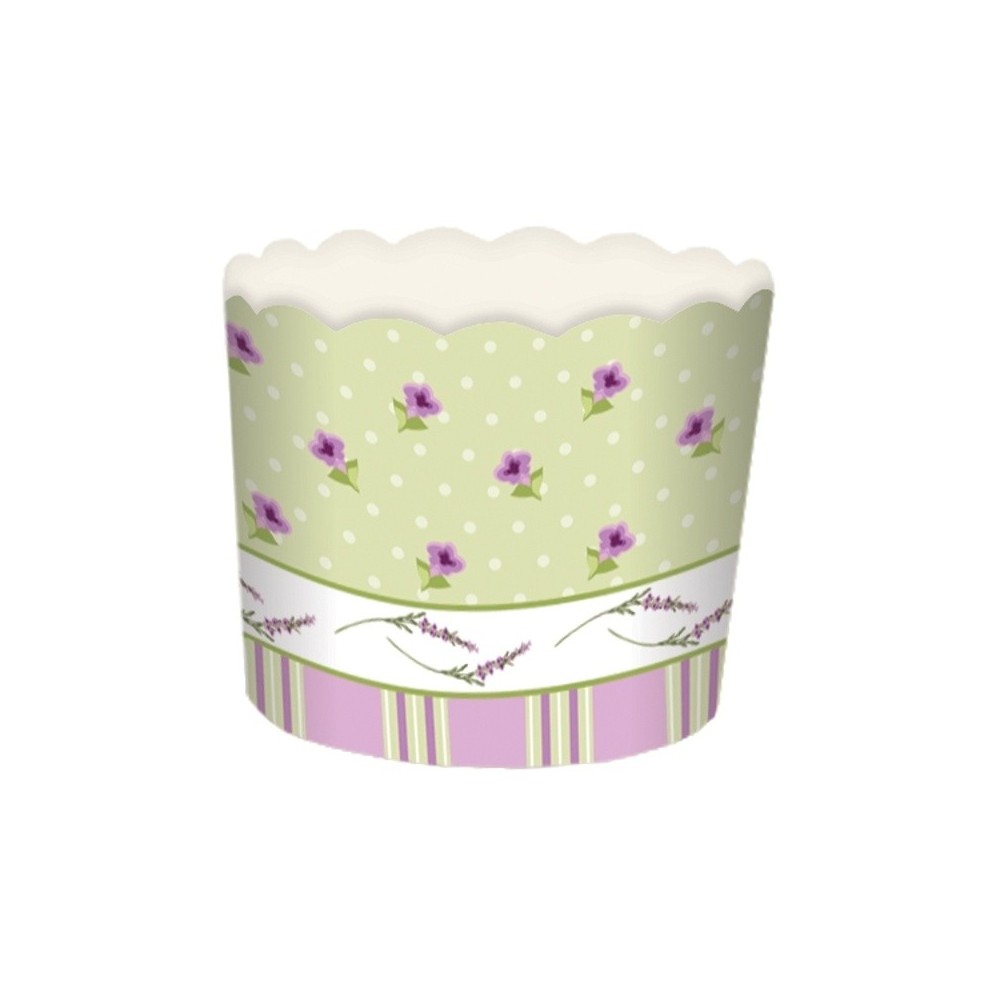 Baking cups -  lavender - 24pcs