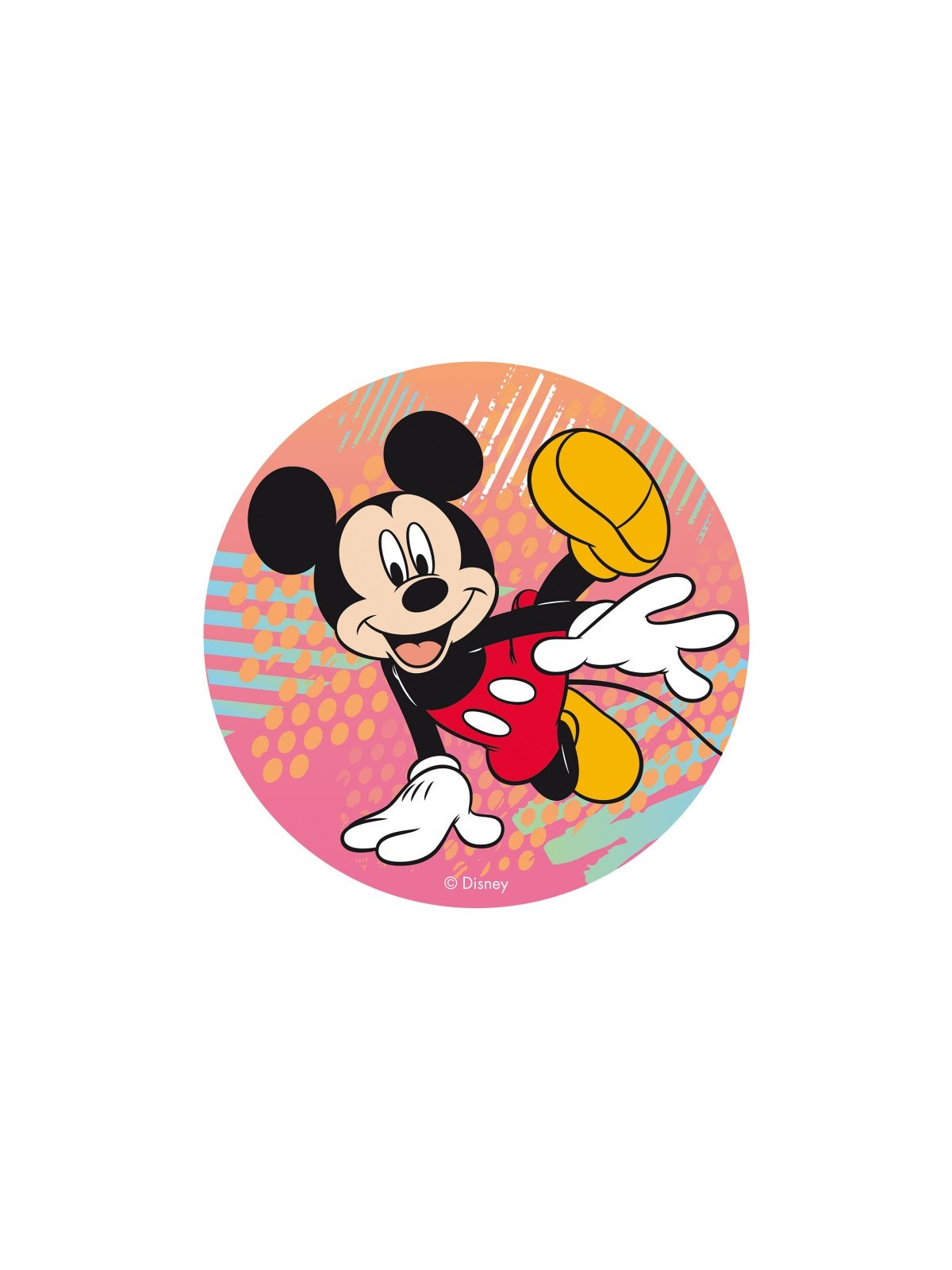 Dekora - Jedlý papier guľatý - Mickey Mouse - 20cm