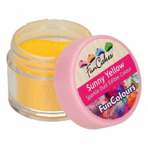 FunColours prachová perleťová farba -  Sunny Yellow 1,5g