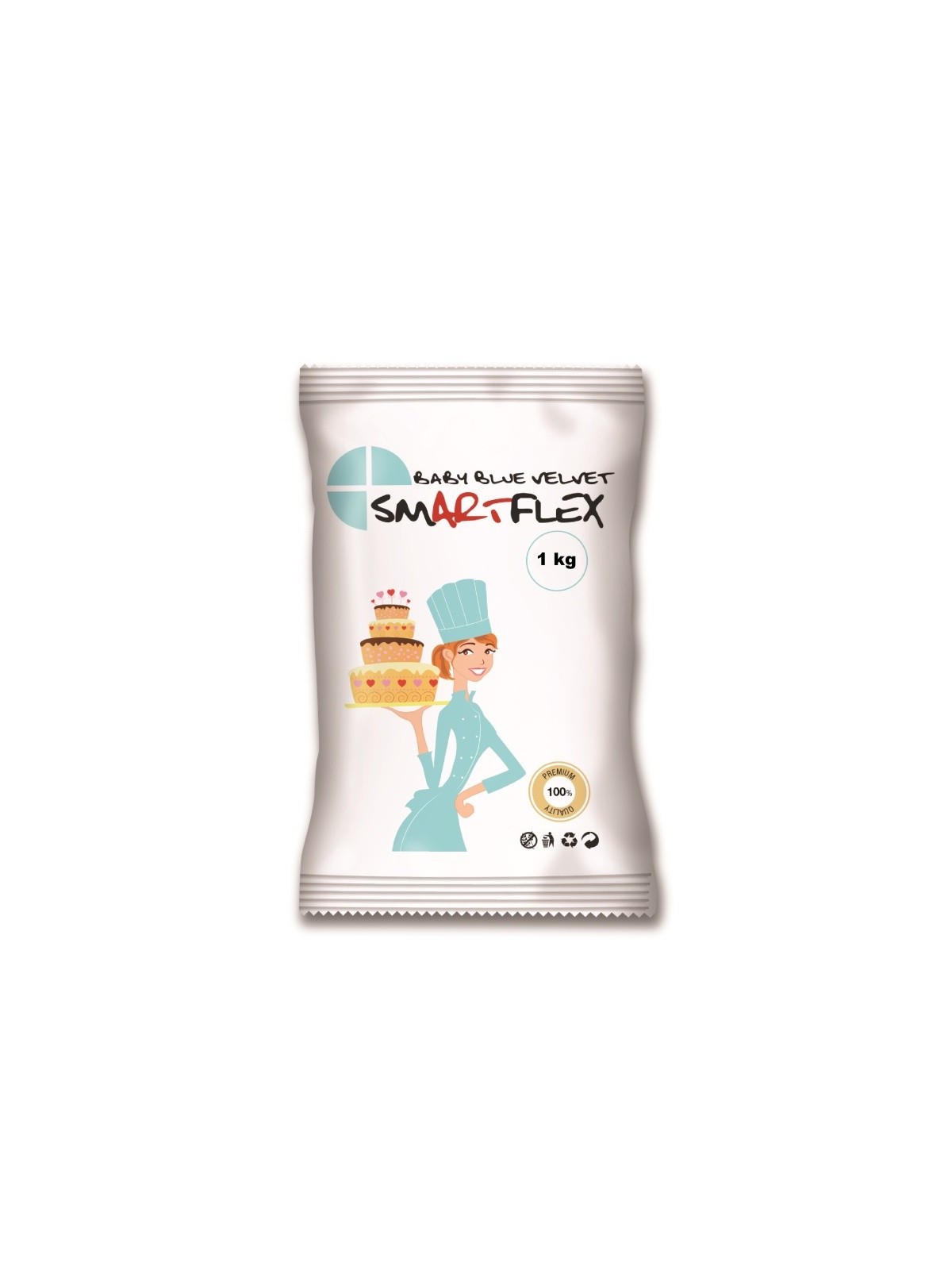 Smartflex Baby Blue aksamit 1kg - masa otulińska