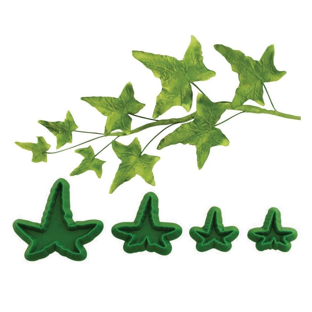 Pointed ivy topiary - 4 pcs