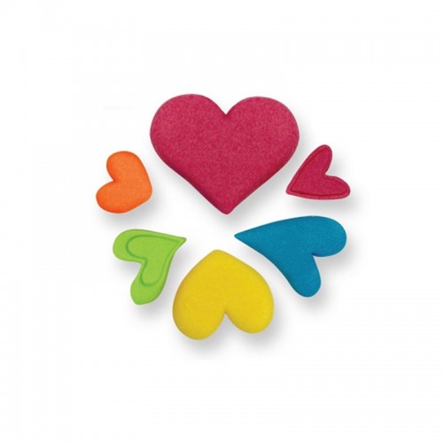 Foremka do wyciskania serc - easy pops hearts 2 szt