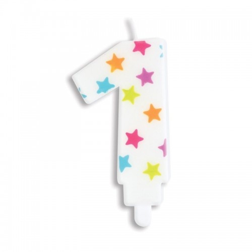 SCRAPCOOKING Cake Candle - Star - No. 1