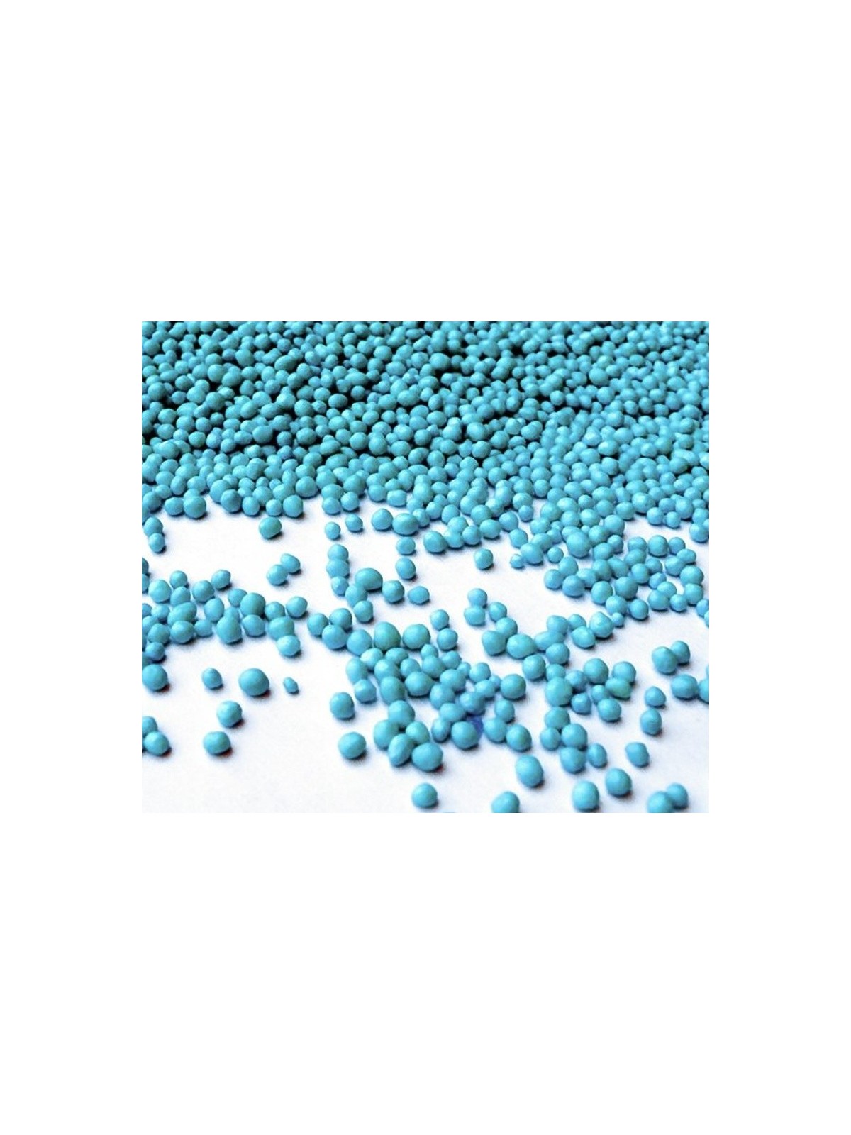 Cukrovej perličky máčik modrý - 100g