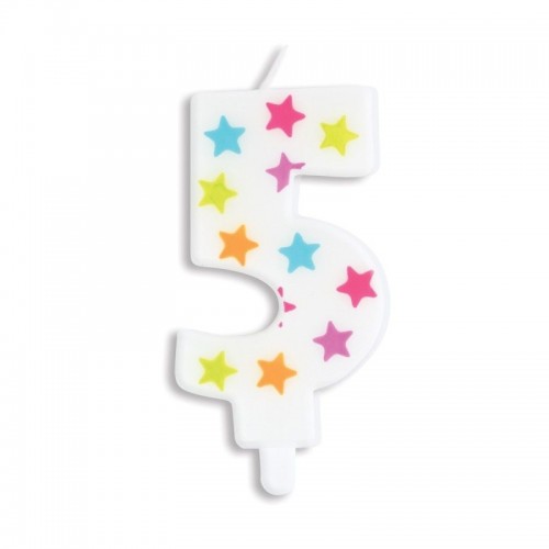 SCRAPCOOKING cake candle - star - No. 5