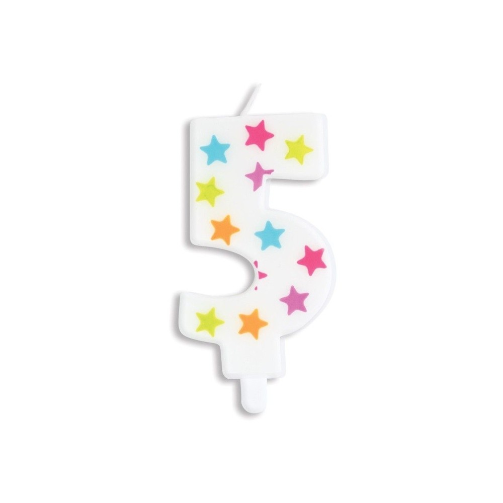 SCRAPCOOKING cake candle - star - No. 5