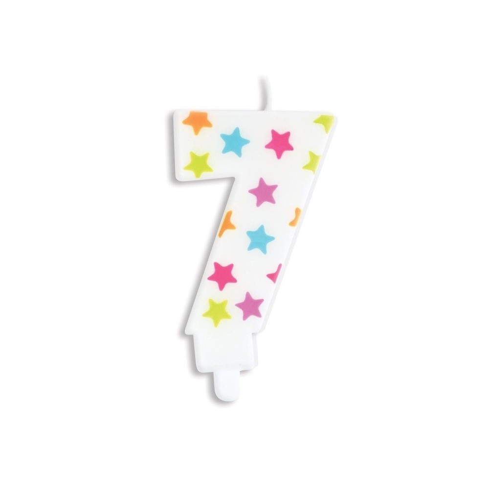 SCRAPCOOKING Cake Candle - Star - No. 7