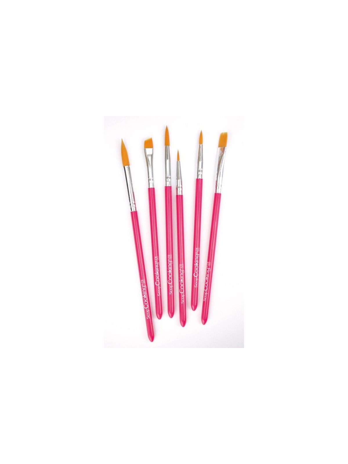 SCRAPCOOKING set of brushes 6pcs