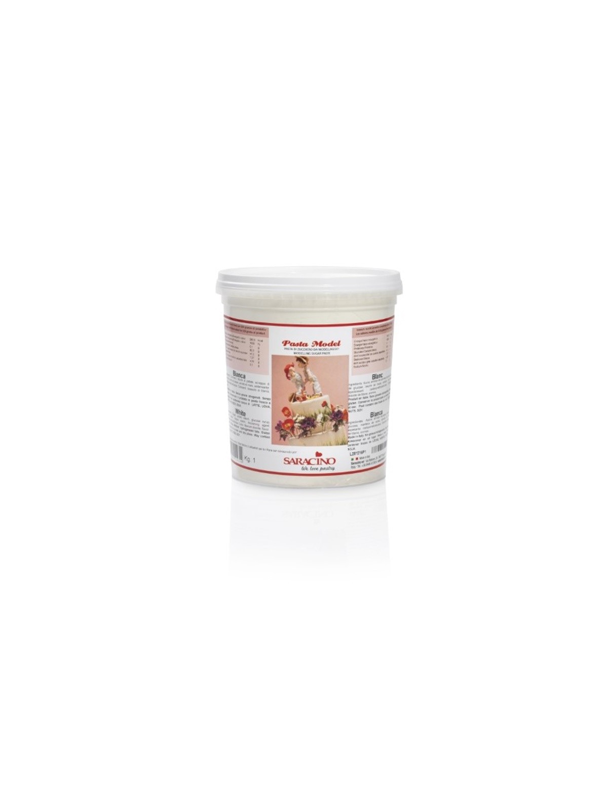 White Saracino modelling paste 1 kg