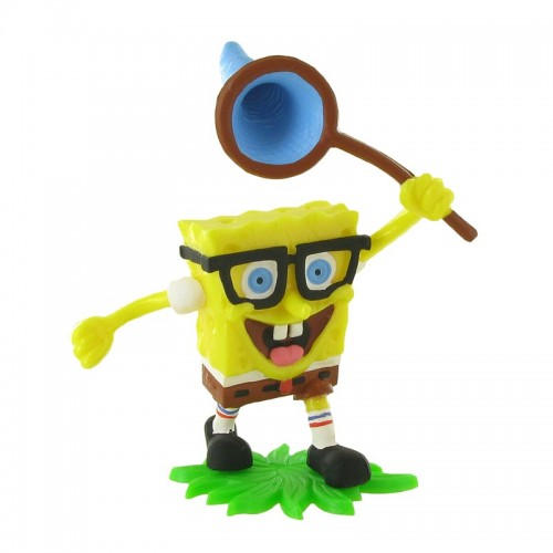 Figurka dekoracyjna - Spongebob - polujący na meduzy.