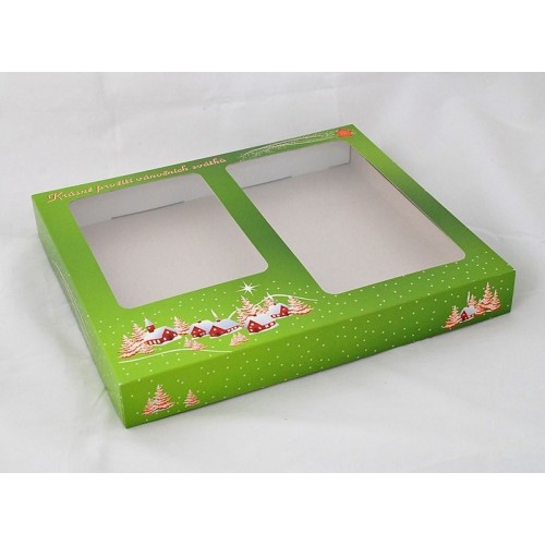 Cookie box - Christmas green - 1kg