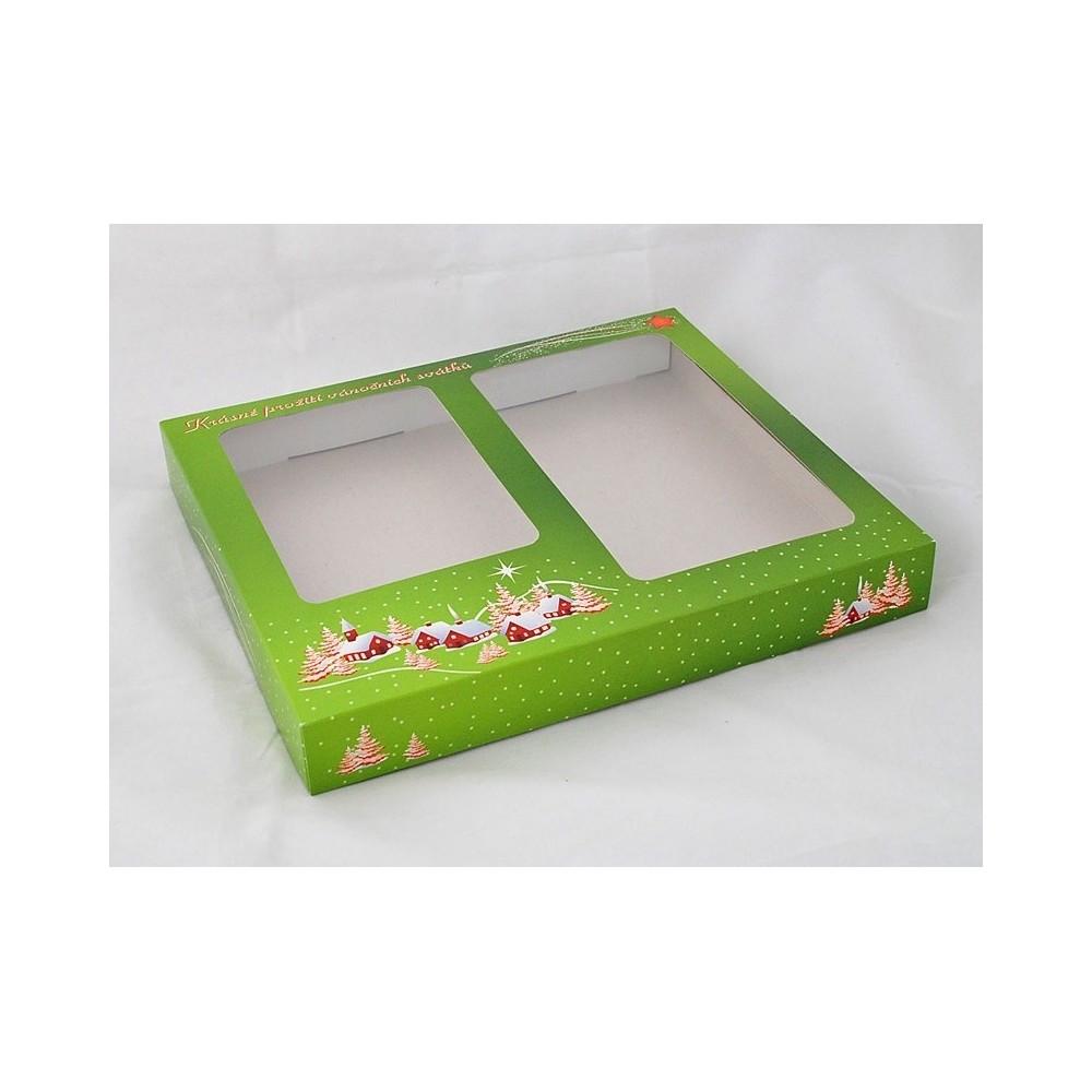 Box of cookies - Christmas green - 1kg