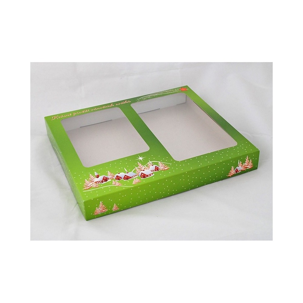 Boxes for Christmas cookies - Christmas Green - 1 kg