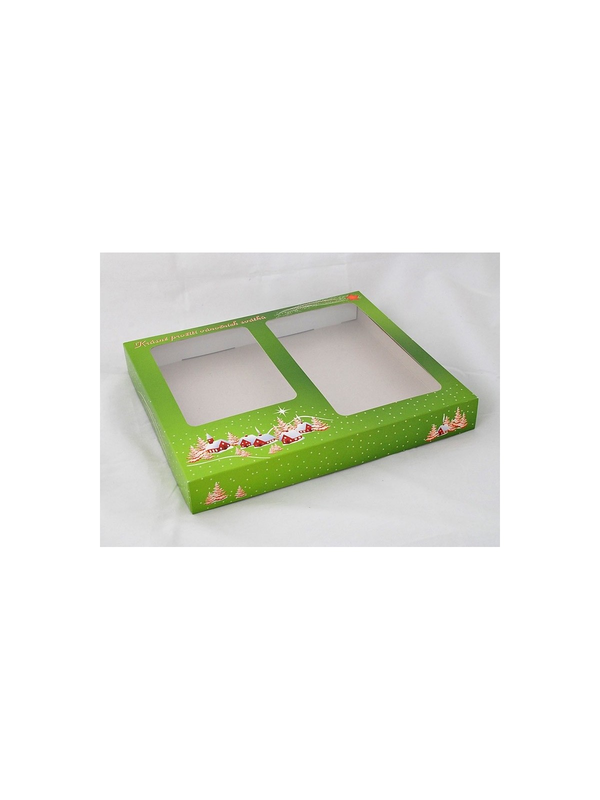 Box of cookies - Christmas green - 1kg