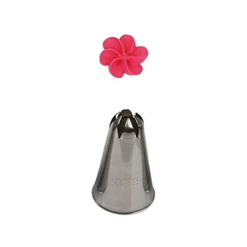 Decorator trimming tip - drop-shaped - serrated closed no. 2D / 852