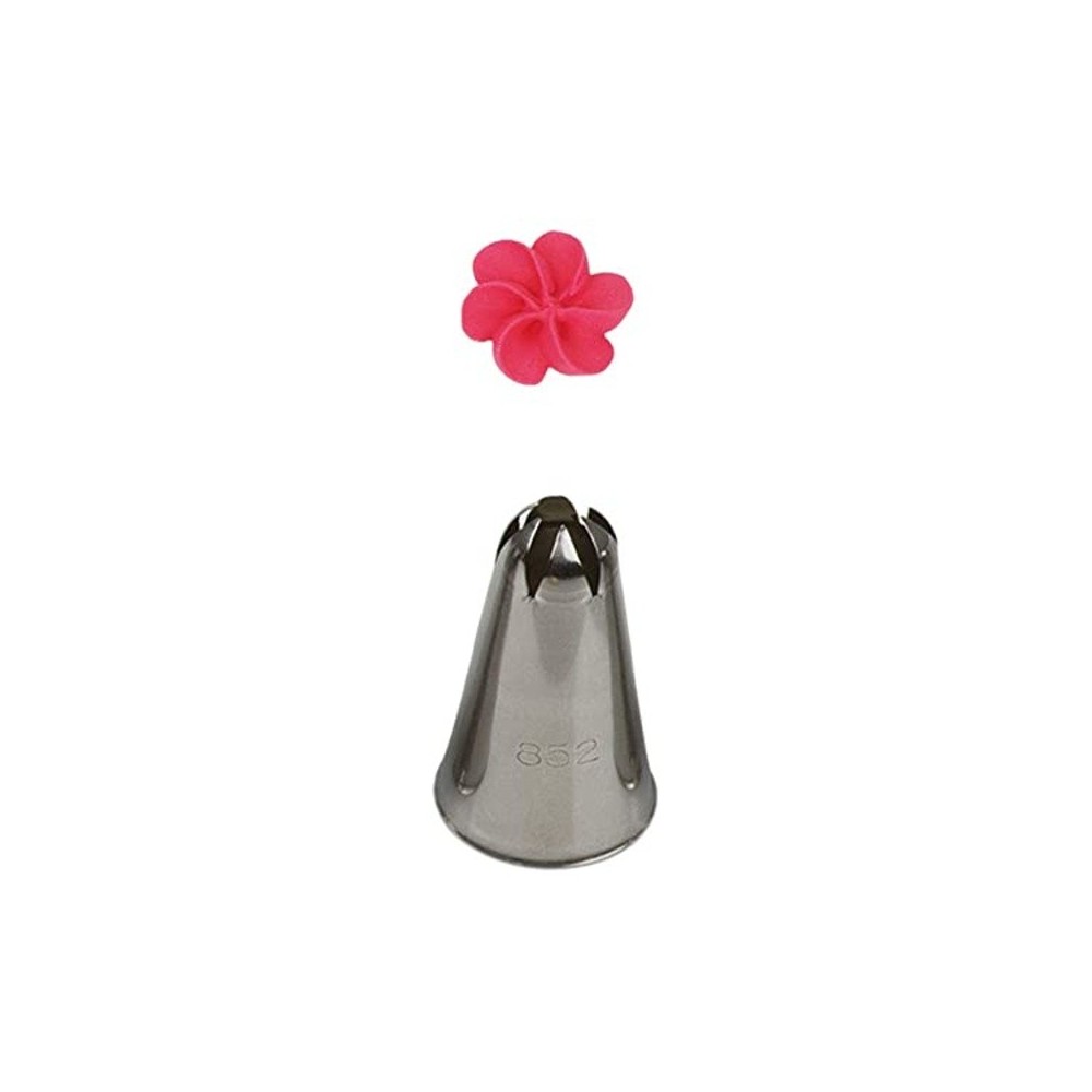 Decorator trimming tip - drop-shaped - serrated closed no. 2D / 852