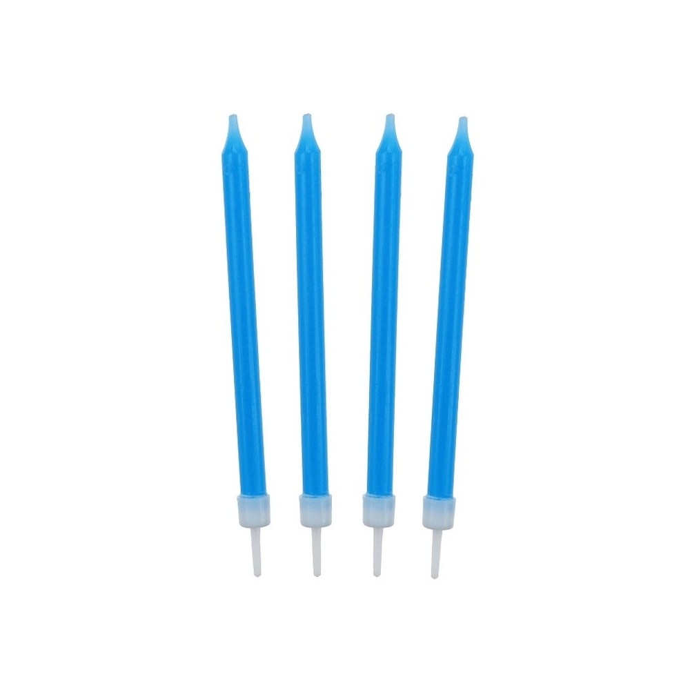 Narozeninové svíčky - modré 10ks