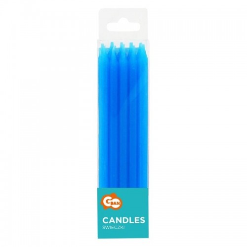 Narozeninové svíčky - modré 10ks